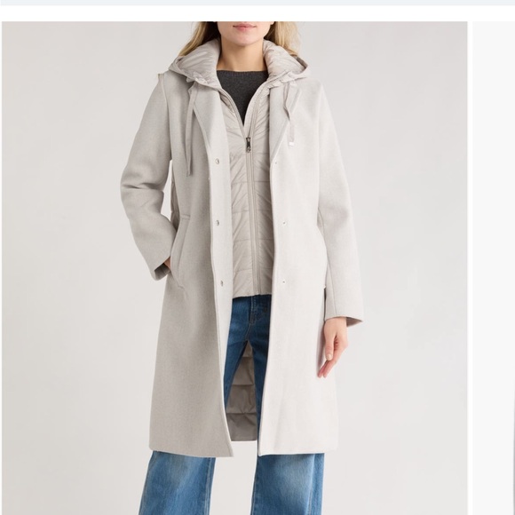 Sam Edelman Cream Trench Coat brand new with tags XL - Picture 4 of 4